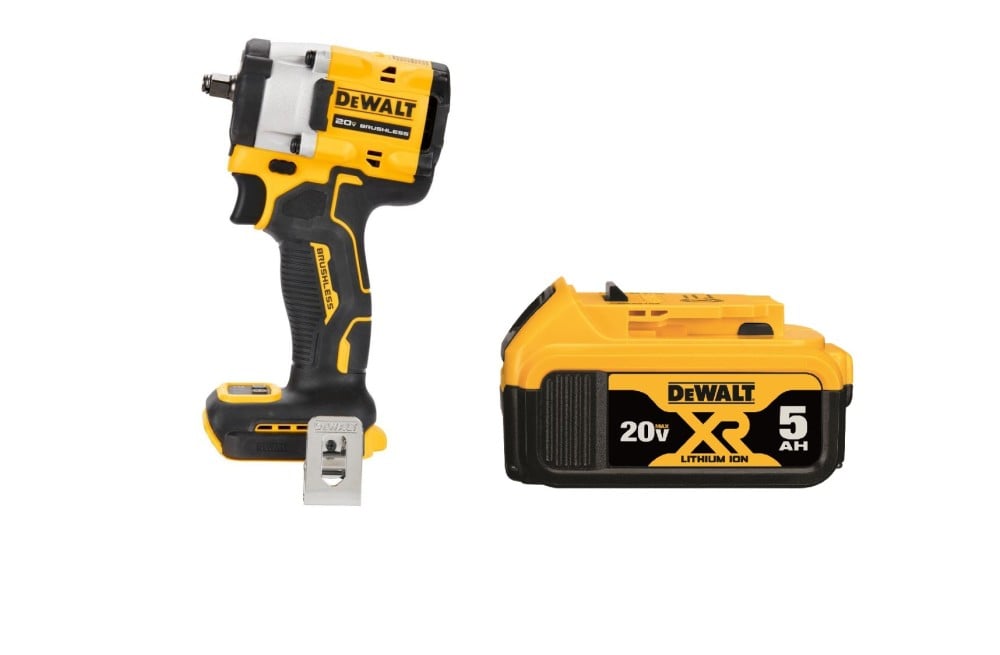 DEWALT ATOMIC 20V MAX Impact Wrench 3/8" Battery Bundle DCF923B-DCB205 from DEWALT