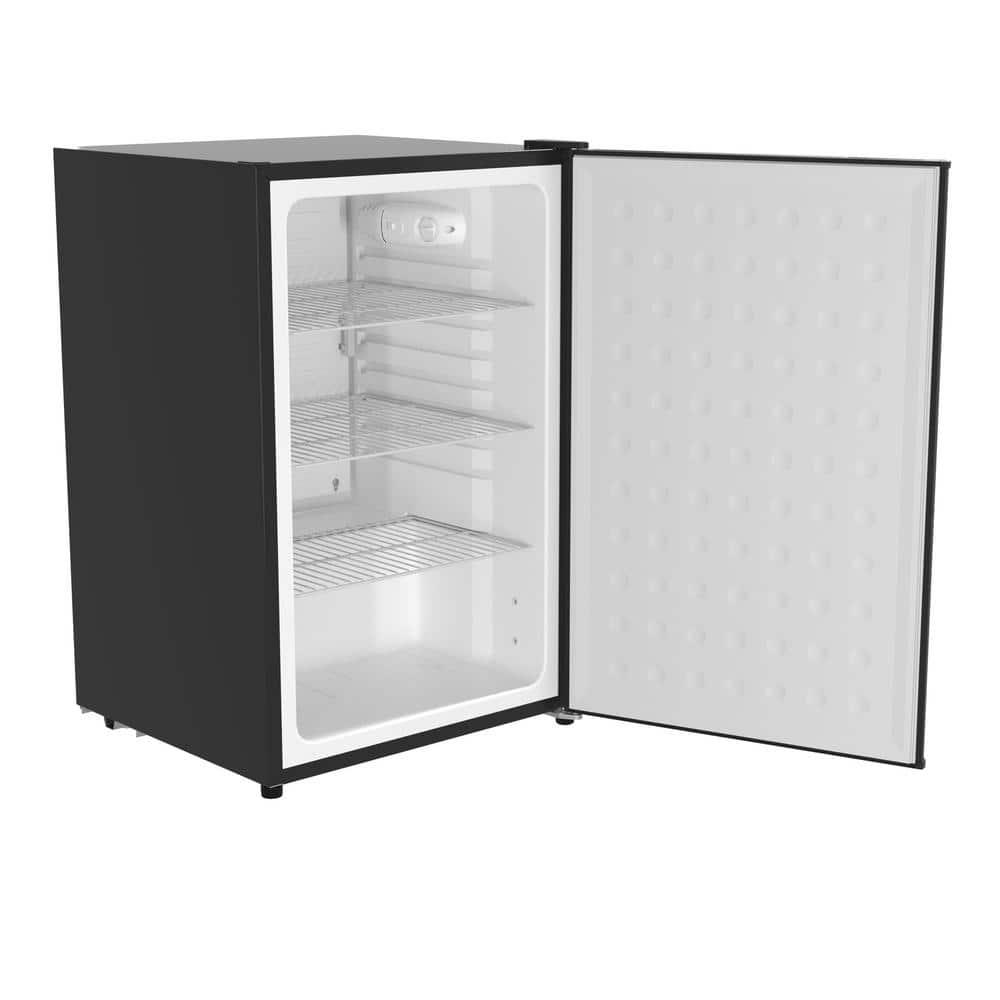 Husky 46 Cu ft 158Can Freestanding Quiet Compact XL Solid Reversible Door UnderCounter Mini Fridge without Freezer