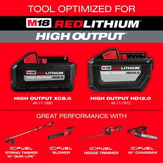 MW M18 FUEL 18 in. 18V Lithium-Ion Cordless Brushless Hedge Trimmer with Blower Combo (2-Tool) 3001-20-2724-20