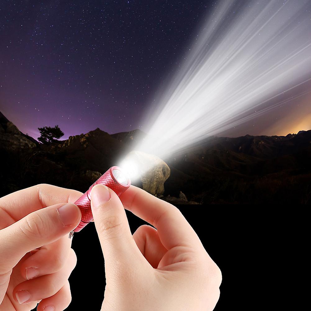Super Mini Usb Rechargeable Keychain Flashlight Portable Camping Light Working Torch