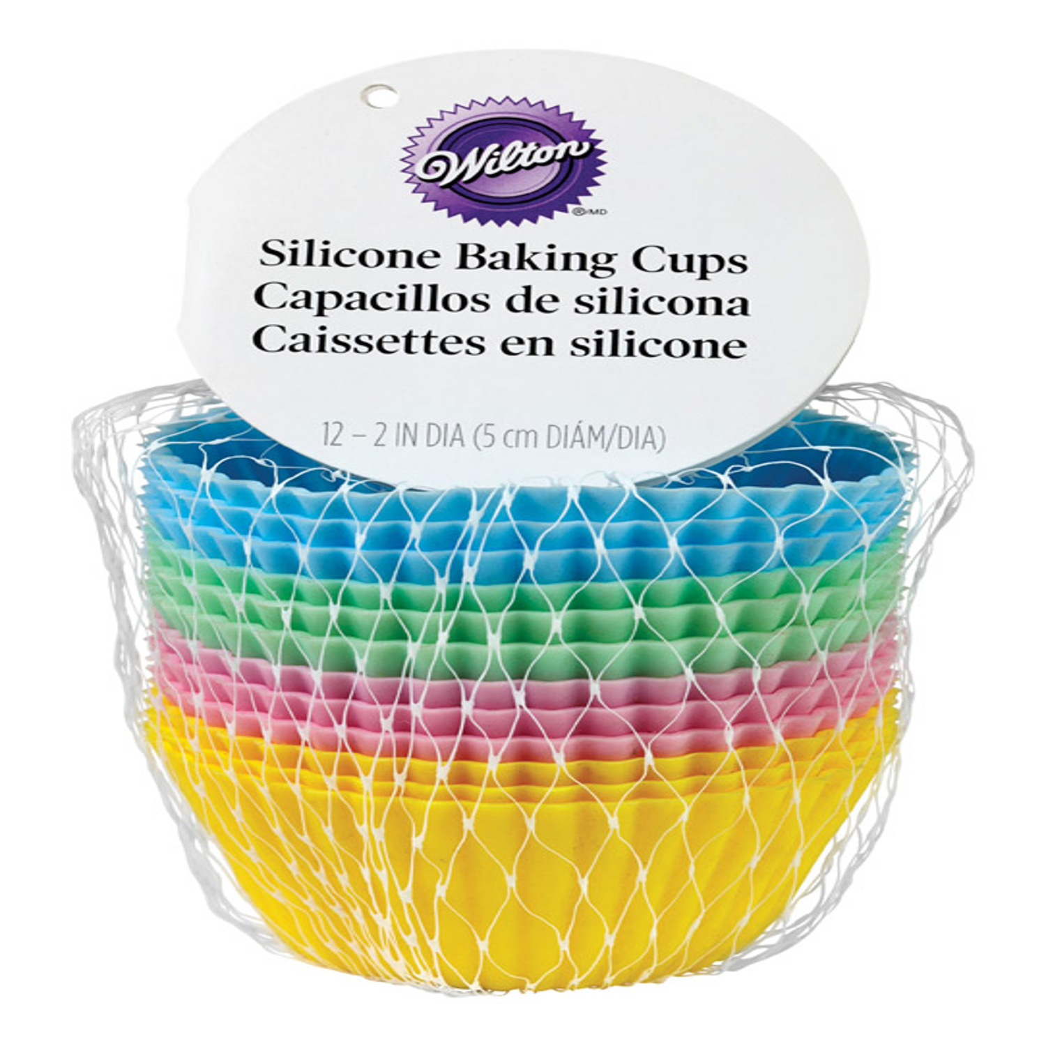 Wilton 2.37 in. W X 2 in. L Baking Cups Assorted 12 pk