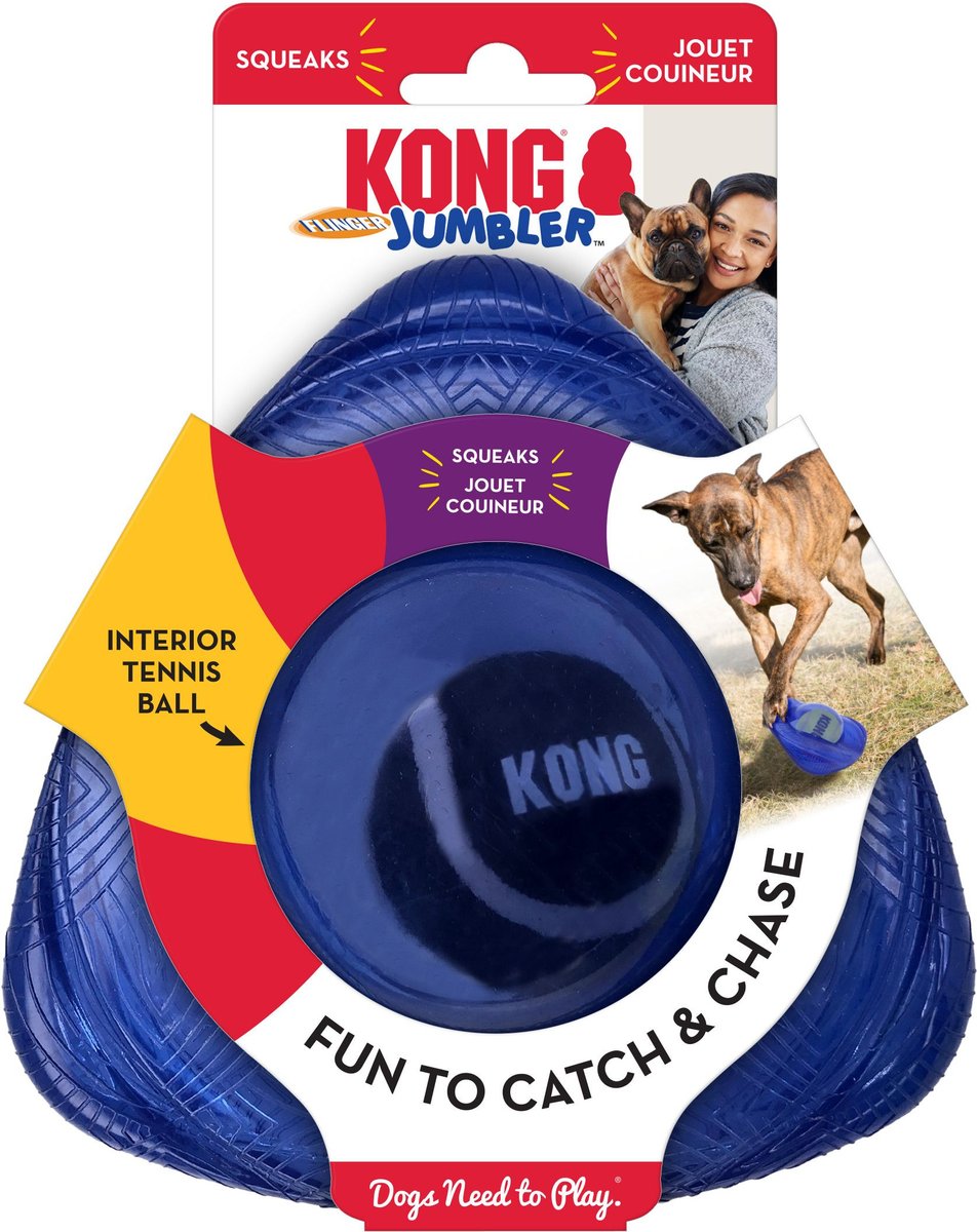 KONG Jumbler Flinger Dog Toy