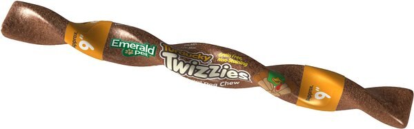 Emerald Pet Turducky Twizzies Grain-Free Dog Treats， 9-in