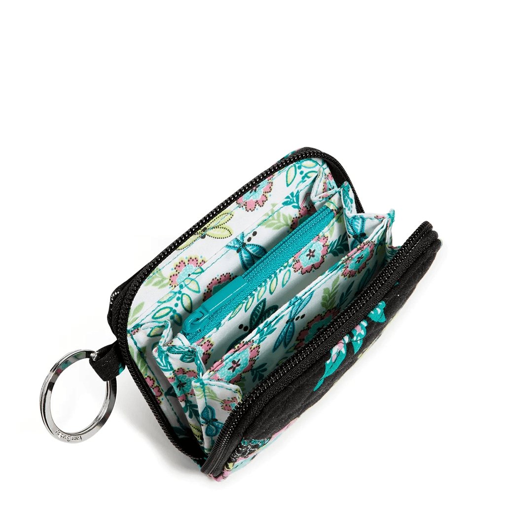 Vera Bradley  RFID Petite Zip-Around Wallet In Island Garden