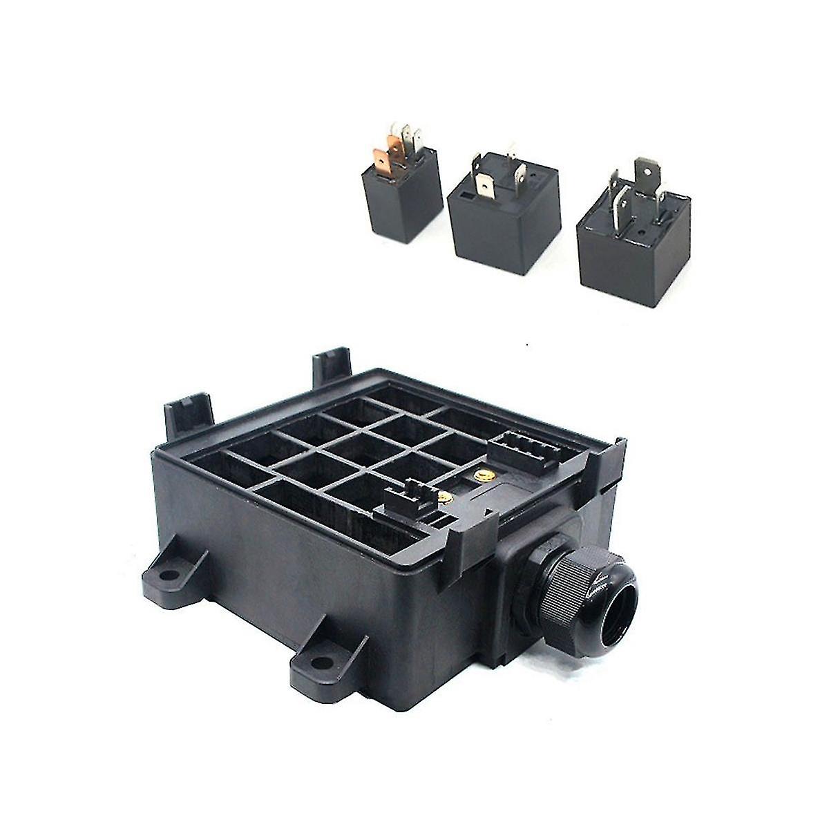 12v 40a Car Waterproof Safety Box Relay Safety Box Control Relay Modification Vehicle Control The S