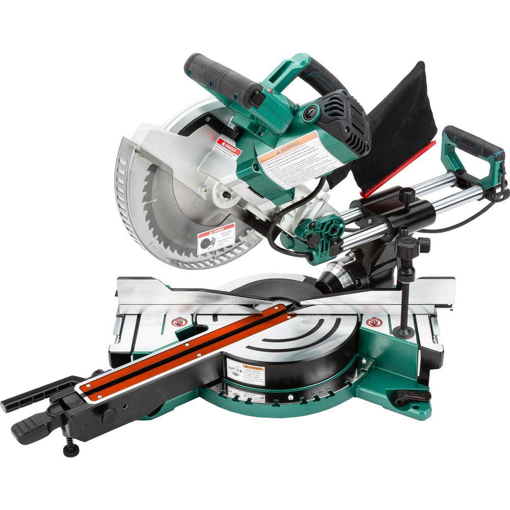 Grizzly PRO 10 in. Double-Bevel Sliding Compound Miter Saw T31634