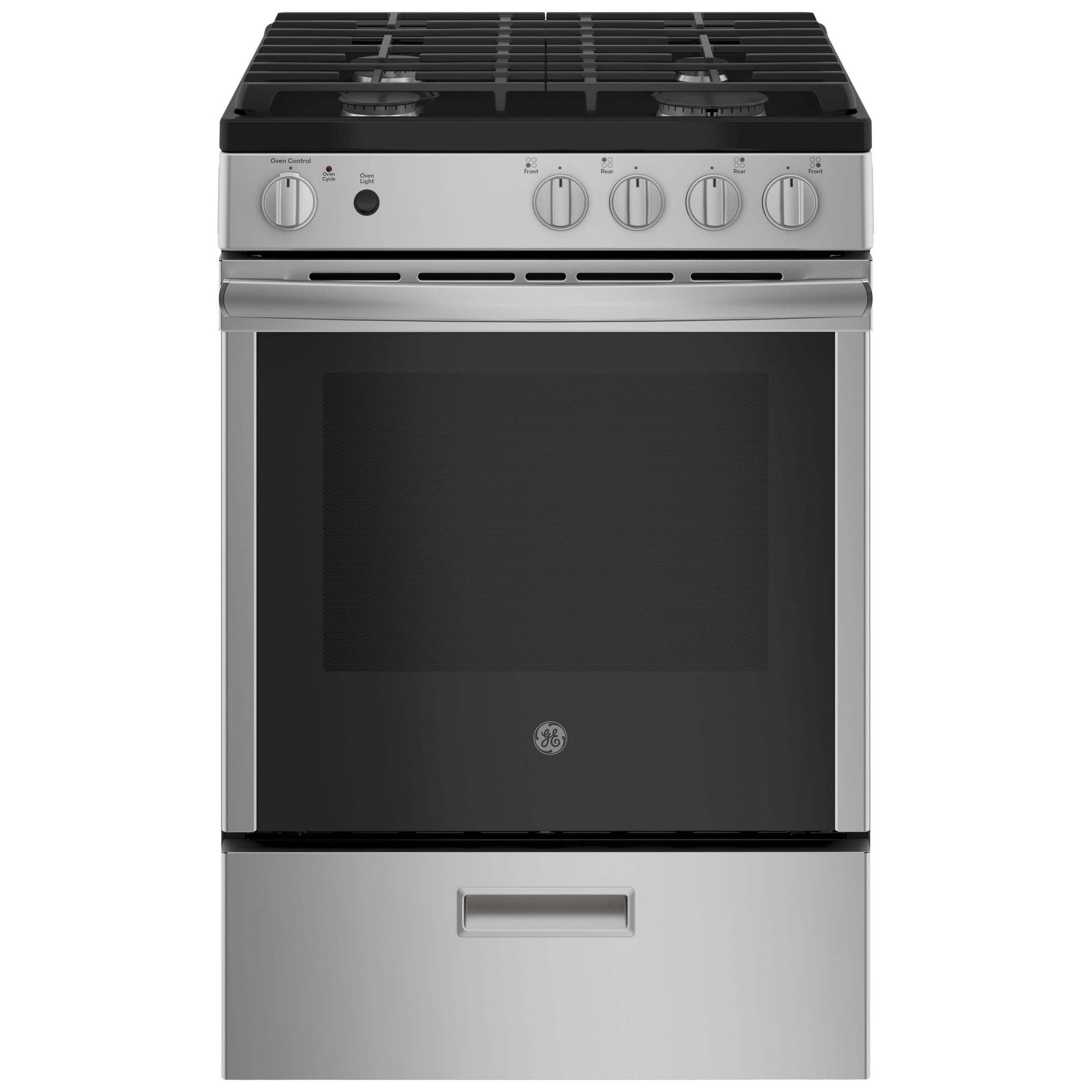 GE 24-inch Freestanding Gas Range JCGAS640RMSS