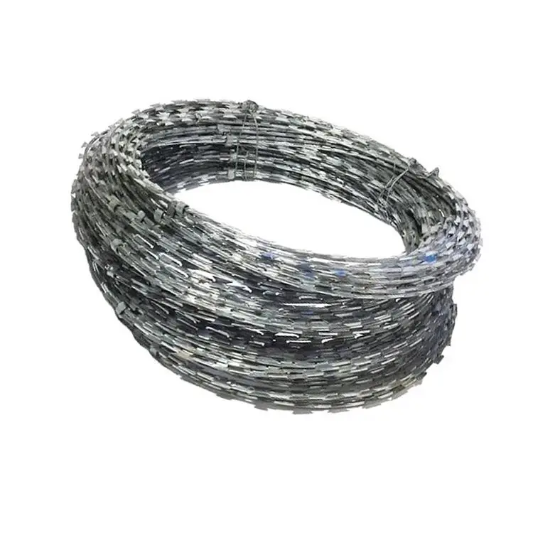 Factory Direct Sales Galvanized Barbed Wire Mesh High Tensile  Razor Barbed Wire Mesh Supplies