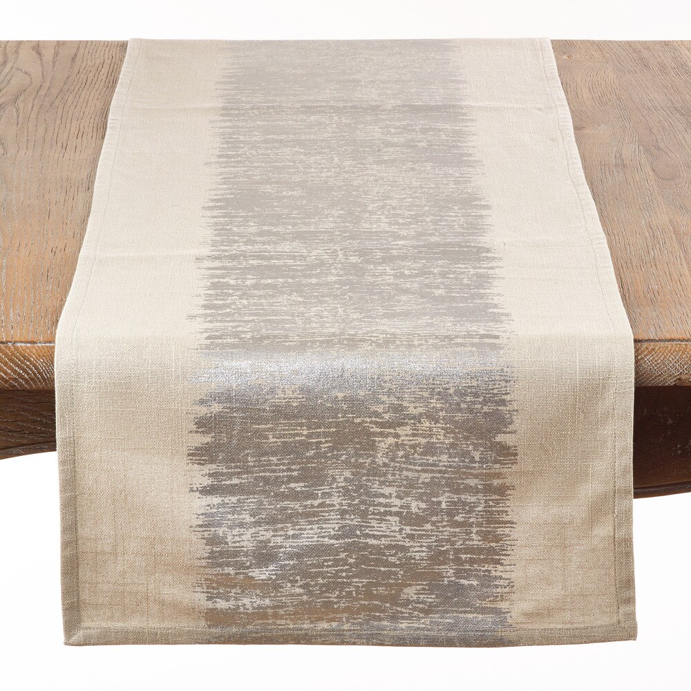 Metallic Banded Table Runner