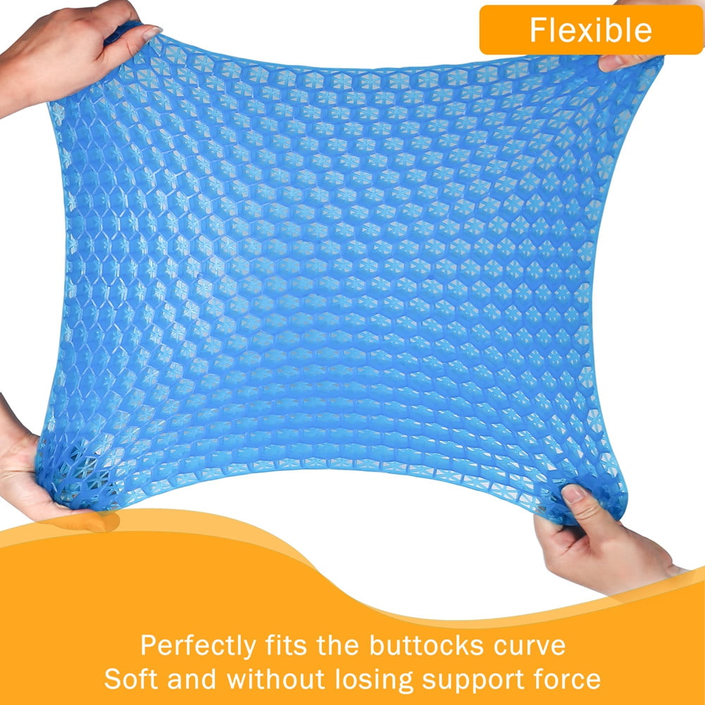 Yajuhoy Gel Seat Cushion， Cooling Thick Honeycomb Design for Office Chair