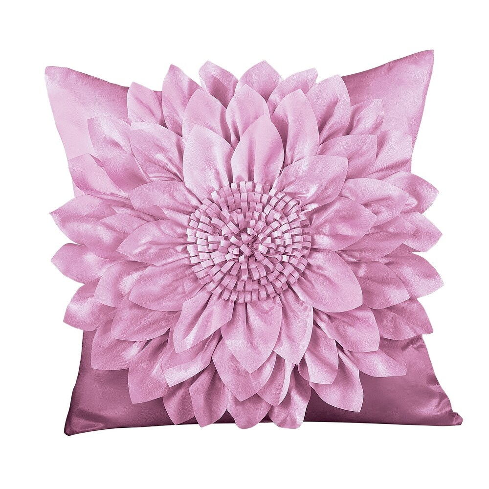 Elegant Blooming Flower Pillow Cover