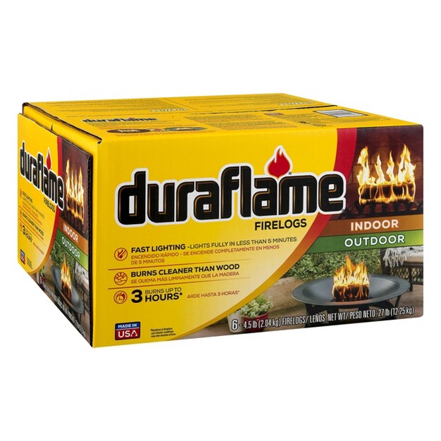 Duraflame 6pk 4 5lbs Firelogs