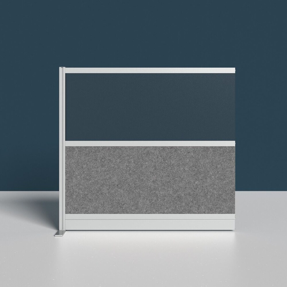 Modular Wall Room Divider System   Silver Frame   53\