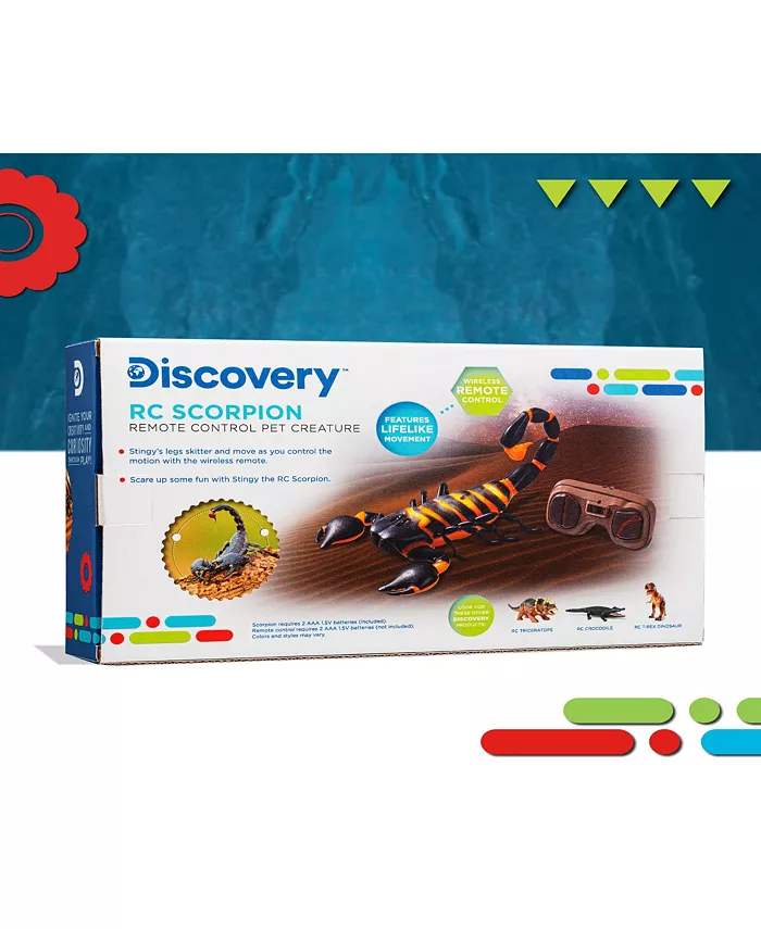 Discovery Kids RC Scorpion  Glow In The Dark Body  Wireless Remote-Control Toy for Kids