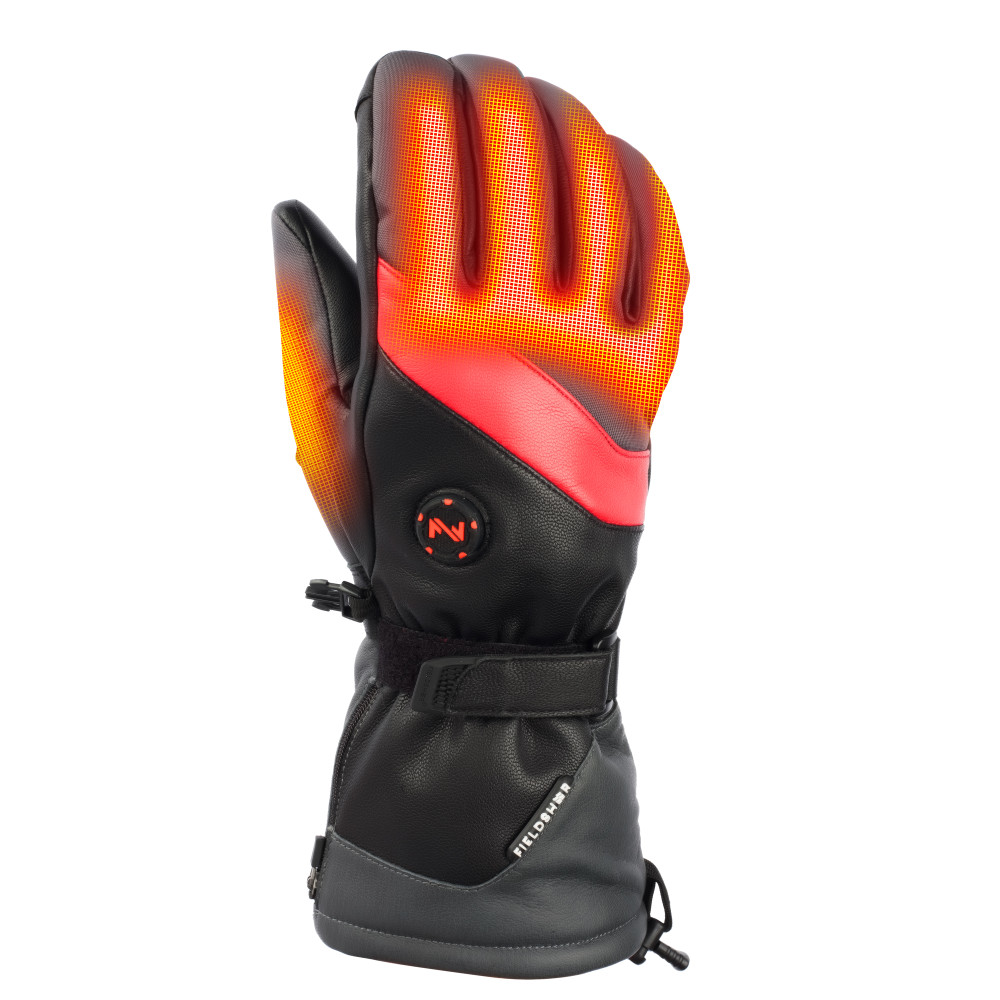 Slope Style Heated Gloves Unisex 7.4 Volt Gray Medium ;