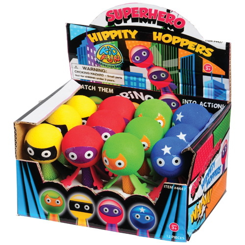 U.S. Toy 4437 Superhero Hippity Hoppers