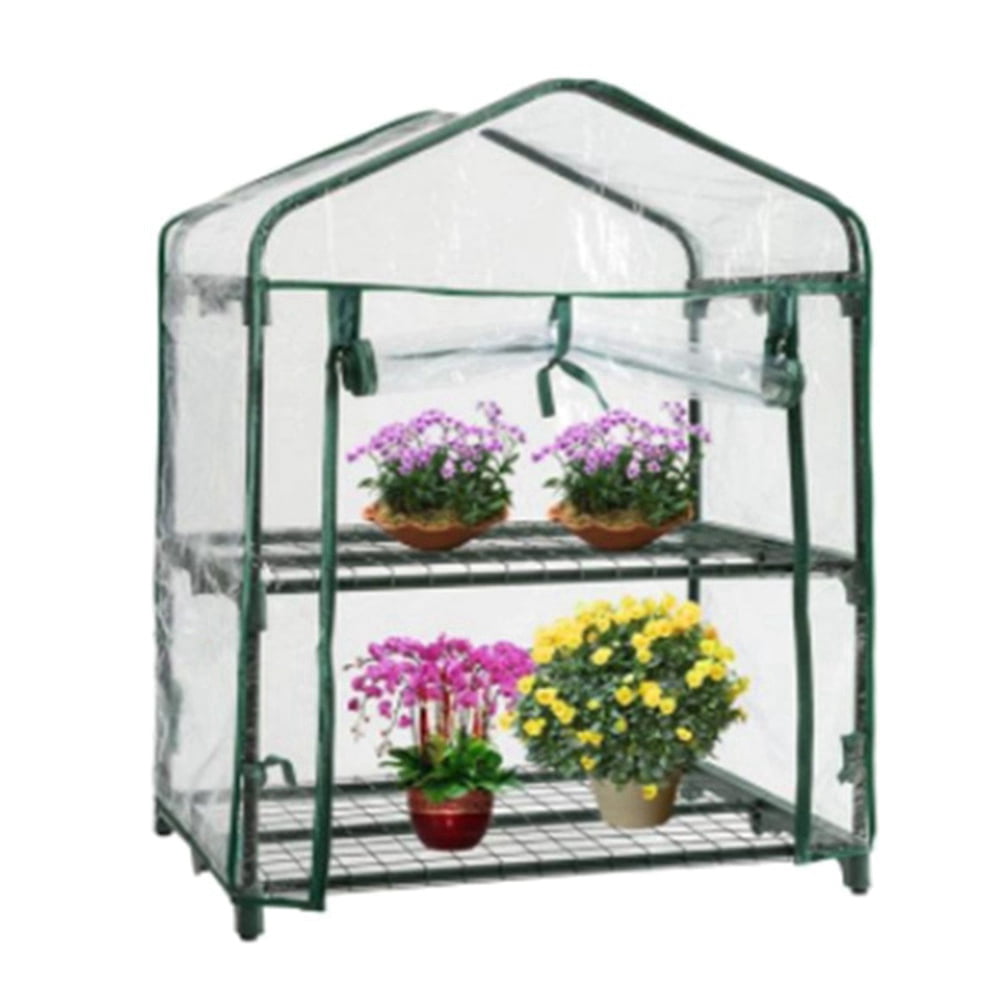 Mini Greenhouse,Portable Garden Green House With Window,Flowers In Any Season-Gardening Rack