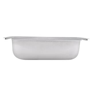 Glacier Bay 25 in. Drop in Single Bowl 22 Gauge Stainless Steel Kitchen Sink HDSB252274