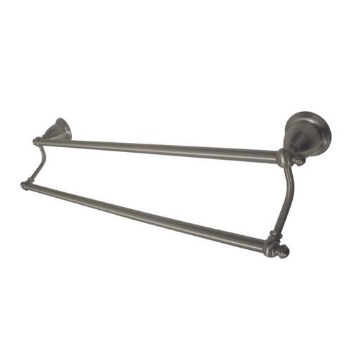 Kingston Brass BA797318C English Vintage 18 Dual Towel Bar， Polished Chrome