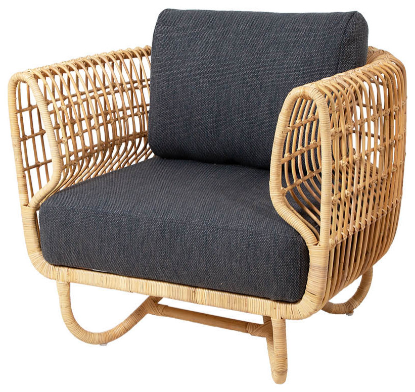 Cane line Nest lounge chair INDOOR  74211RU   Tropical   Armchairs And Accent Chairs   by Morning Design Group  Inc  Houzz