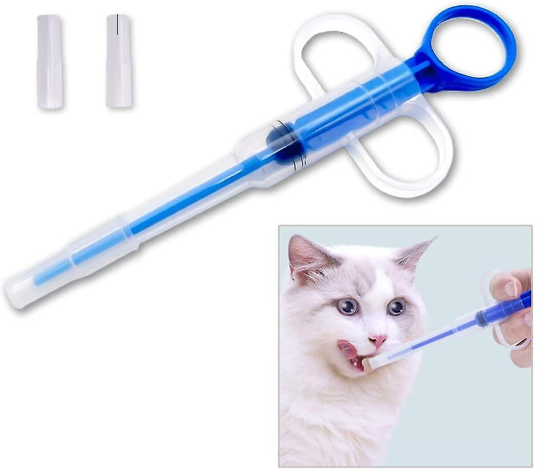 Pet Medicine Feeder， Silicone Tip Syringes Pills Feeding Dispenser Tool， With 2 Soft Silicone Tip， Feeding Kit For Dogs Cats Baby Animals