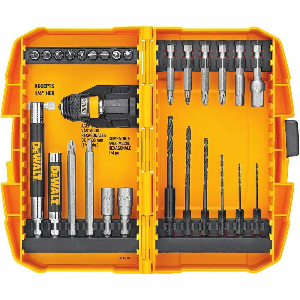 DEWALT Rapid Load Black Oxide Drill Bit Set (28-Piece) and#8211; XDC Depot