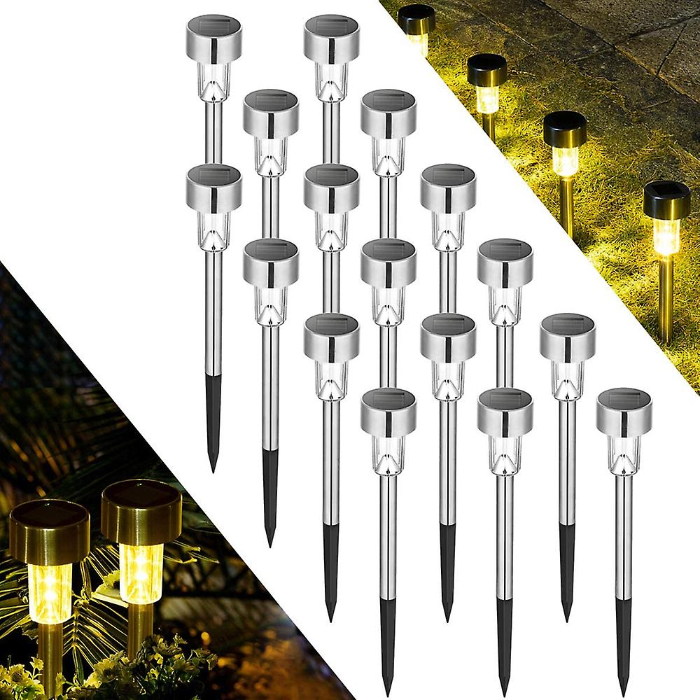 5pcs Led Cold White/warm White Solar Lamp Outdoor Solar Powered Pathway Lights  Landscape Light For Lawn/patio/yard/walkway/driveway