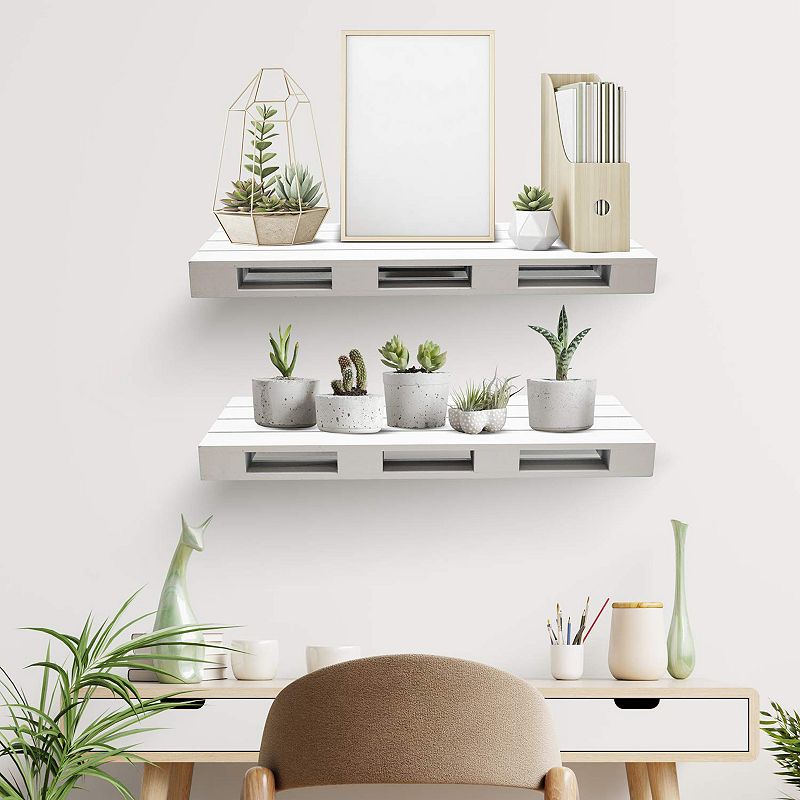 Sorbus Home Decor Large Floating Shelves 2-piece Set