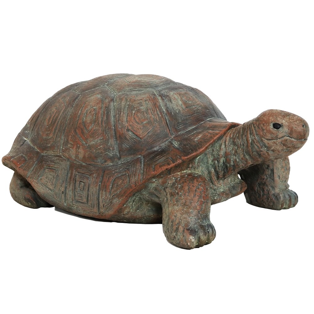 Sunnydaze Talia the Tortoise Indoor/Outdoor Lawn and Garden Statue   29.5\