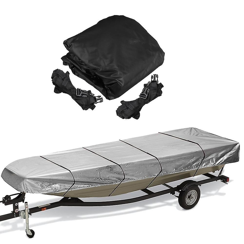 Water Proof Heavy Duty Boat Cover For Jon Boat 12ft-18ft L Beam Width Up To 75 Inch 210d(a)