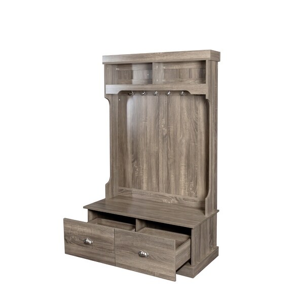 Open Wardrobe with two drawers - - 37503442