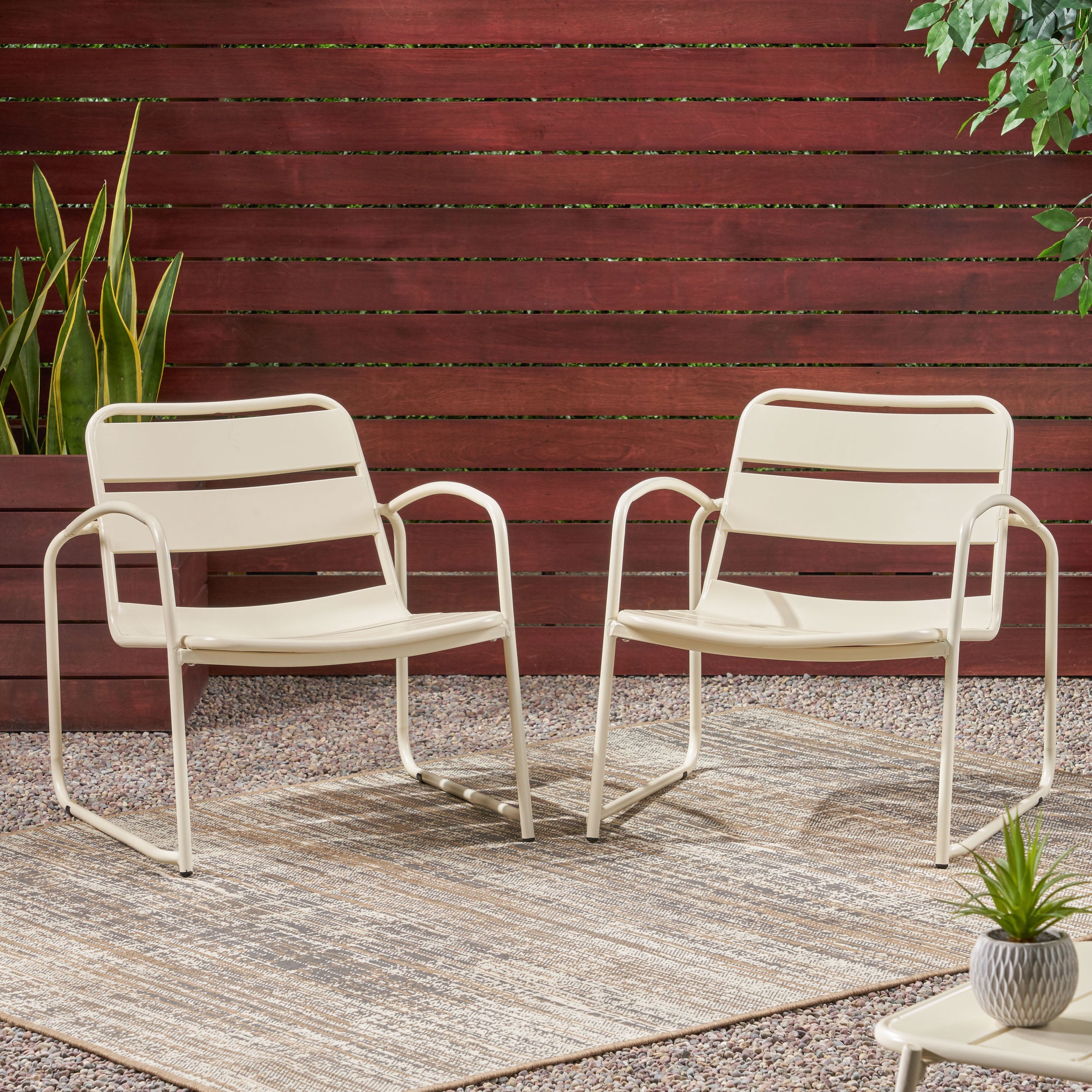 Daryah Outdoor Dining Chair (Set of 2)