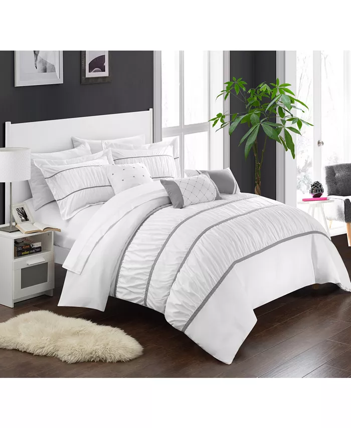 Chic Home Cheryl 10-Pc Queen Comforter Set