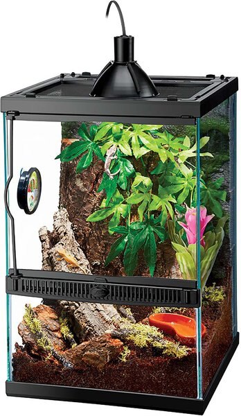 Zilla Tropical Vertical Starter Kit with Mini Halogen Lighting