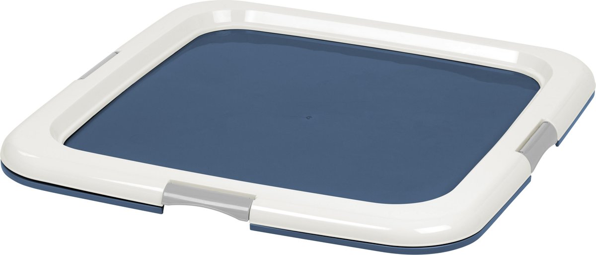 IRIS USA Puppy Training Pee Pad Tray， Navy