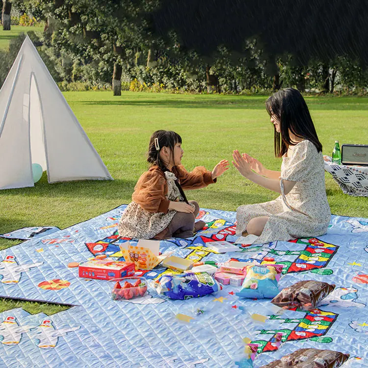 GARIDA Beach Blanket Camping Tent Mat Water proof Soft Comfortable Sleeping Pad Children Game Mat for Outdoor Picnic GCFM 002