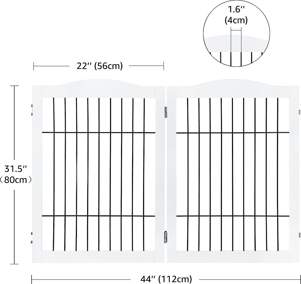 Unipaws Pet Gate Playpen 2-Panel Extension Kit