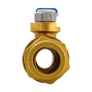 Everbilt 12 in. x 12 in. Brass Compression Full Port Ball Valve 107-023EB