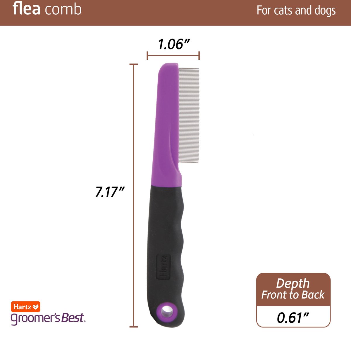 Hartz Groomer's Best  Flea Comb for Dogs and Cats