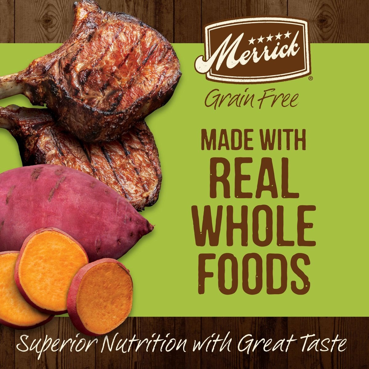 Merrick Grain-Free Dry Dog Food Real Lamb and Sweet Potato Recipe