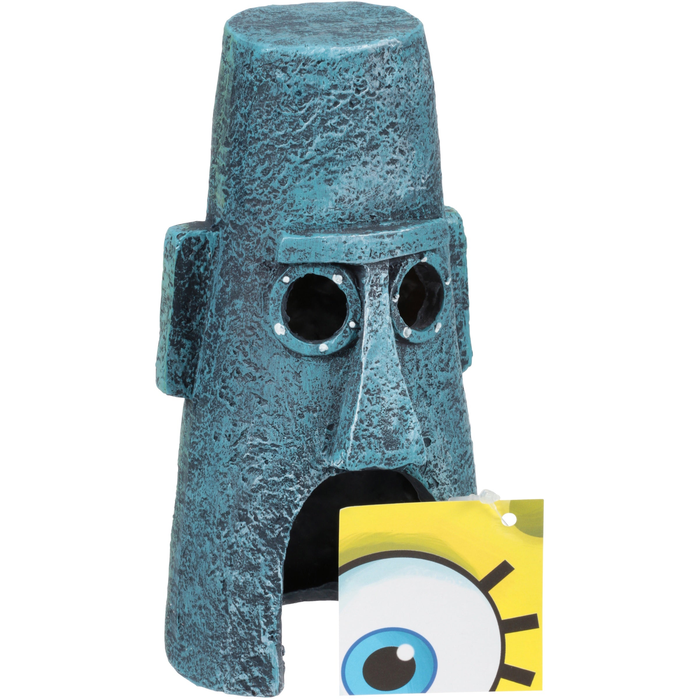 Penn-Plax SpongeBob SquarePants Aquarium Ornament – Squidward’s Easter Island Home – Medium