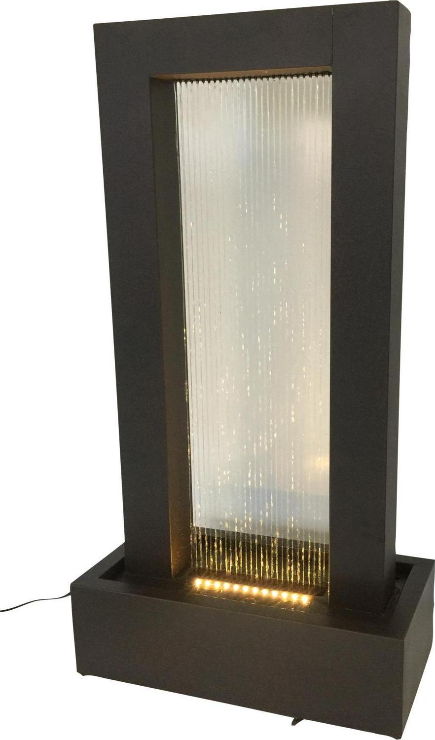 Hi-Line Gift Ltd. Rainfall Indoor/Outdoor Fountain with Lights