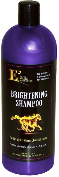 E3 Brightening Horse Shampoo， 32-oz bottle