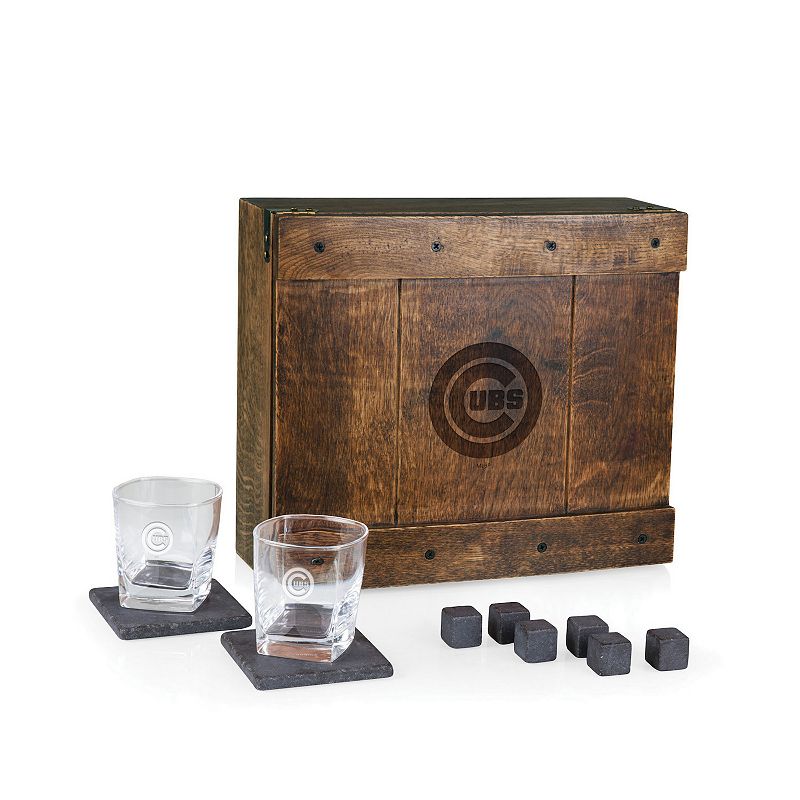 Chicago Cubs Whiskey Box Gift Set