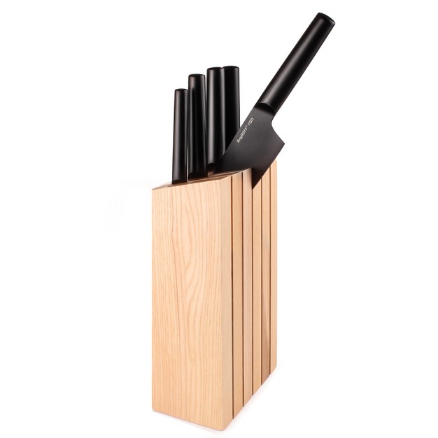 Berghoff Ron 6pc Knife Block Set Black