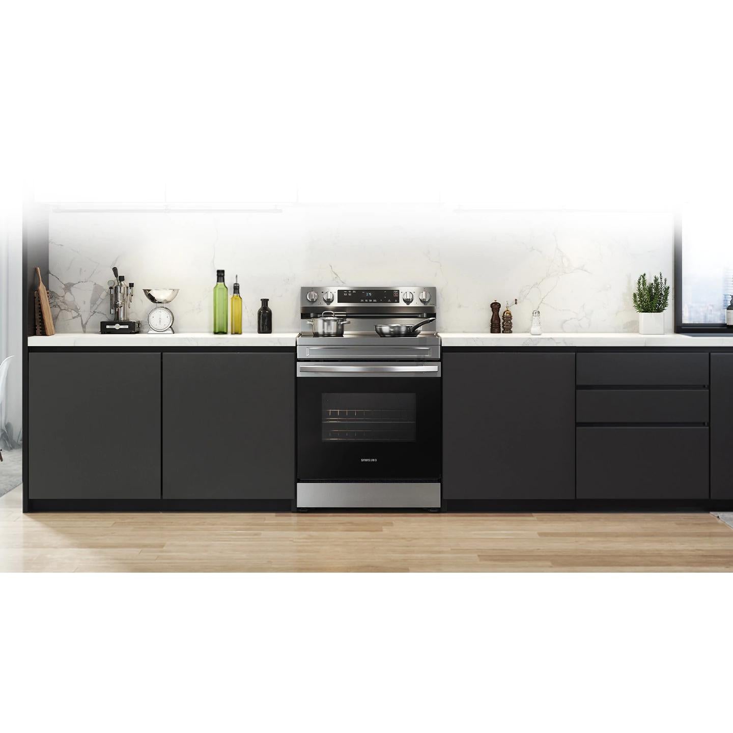  30-inch Freestanding Electric Range with WI-FI Connect NE63A6111SS/AC