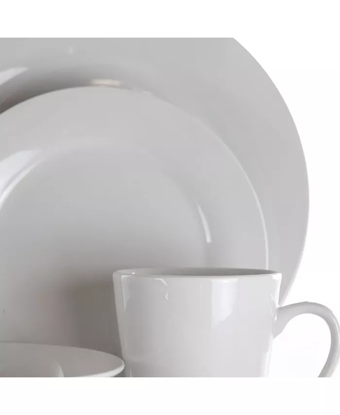 Elama Marshall 16 Pieces Porcelain Dinnerware Set of 16 Pieces