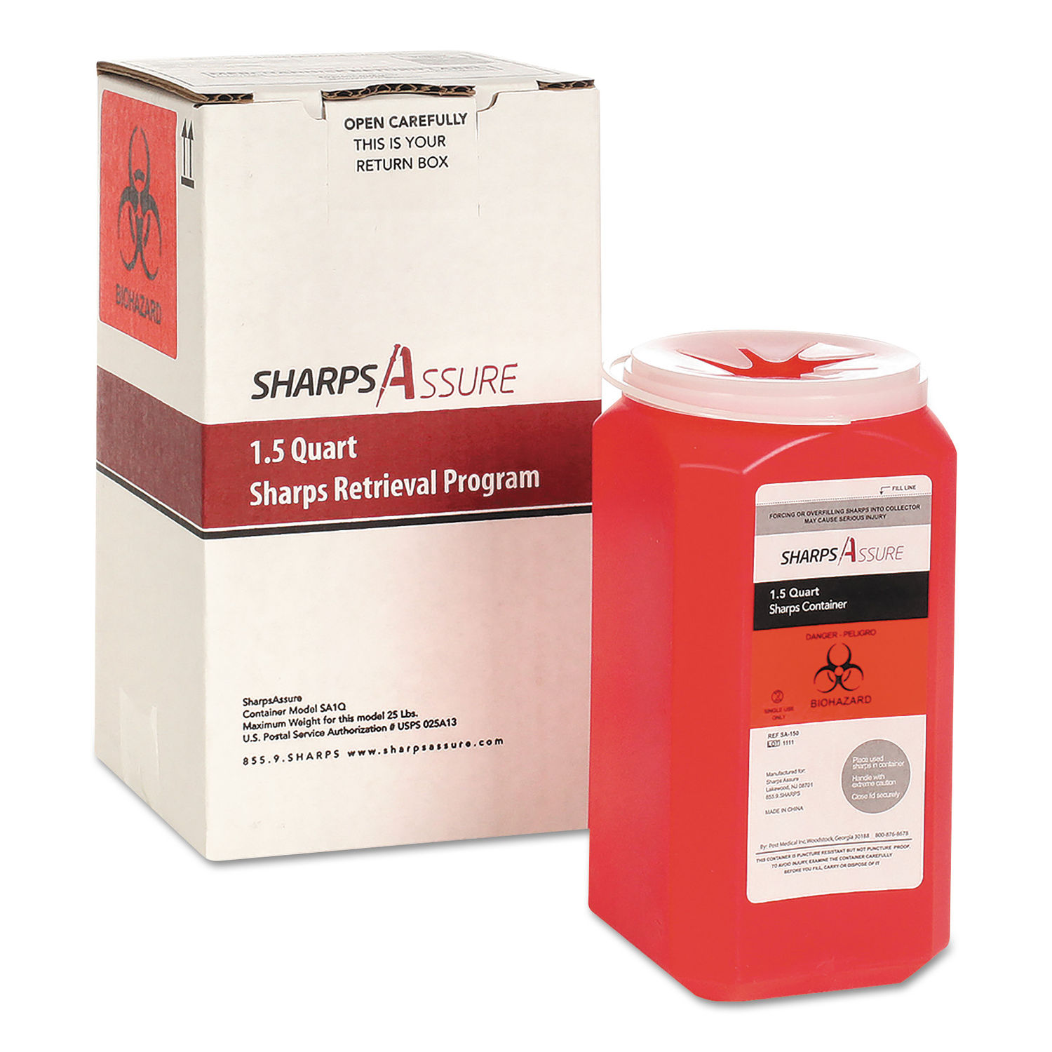 Sharps Retrieval Program Containers by Sharps Assure TMDSC1Q424A1Q