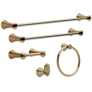 Delta Lahara 18 in. Towel Bar in Champagne Bronze 73818-CZ