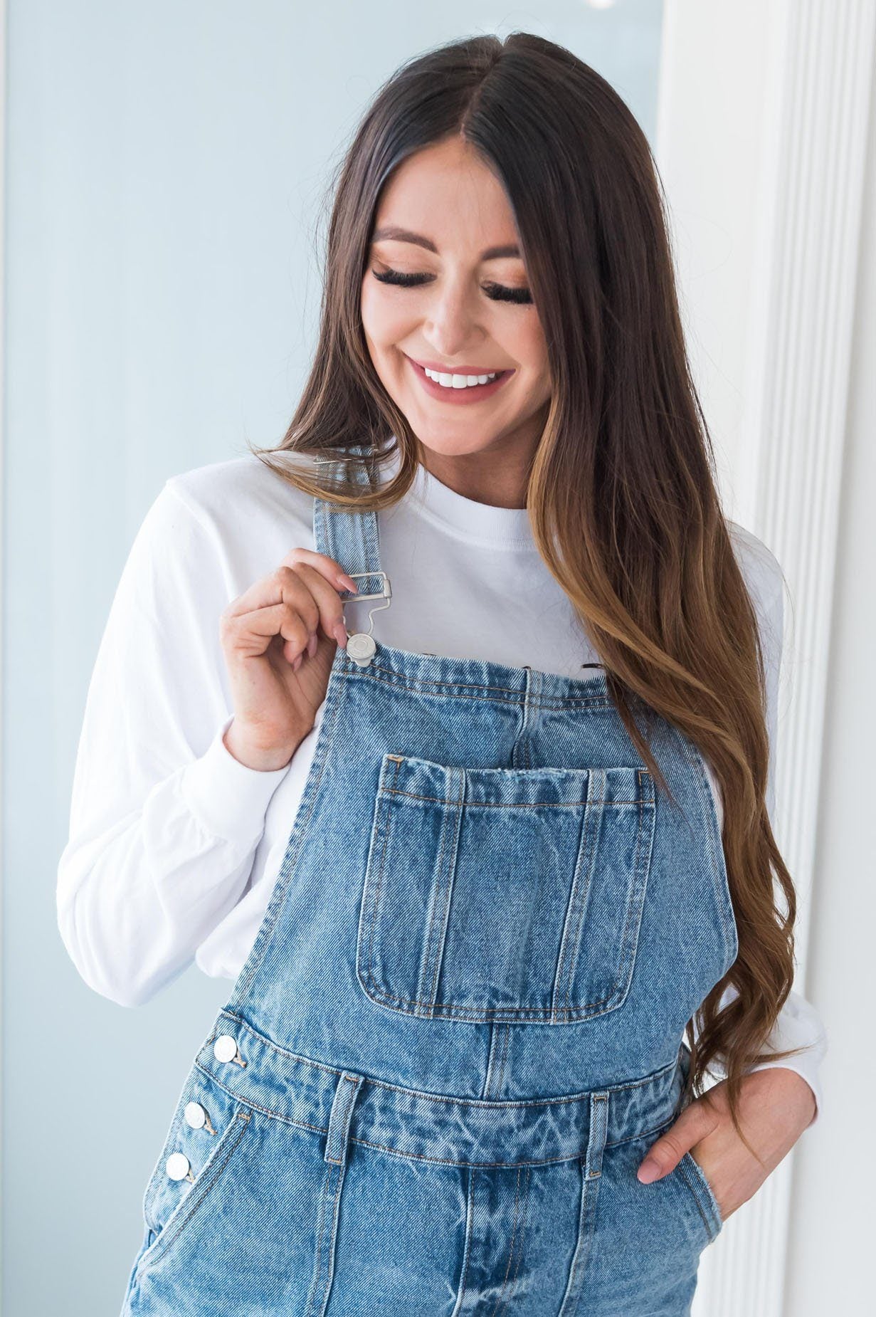 The London Modest Denim Overalls